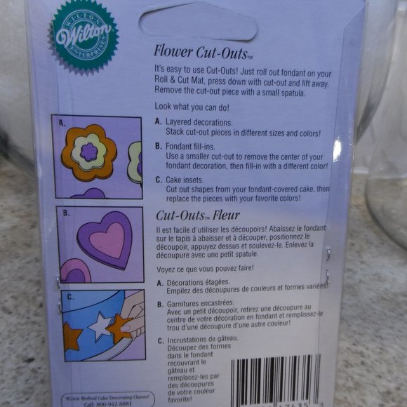 Wilton Flower Cut-Outs - Picture 2 of 2